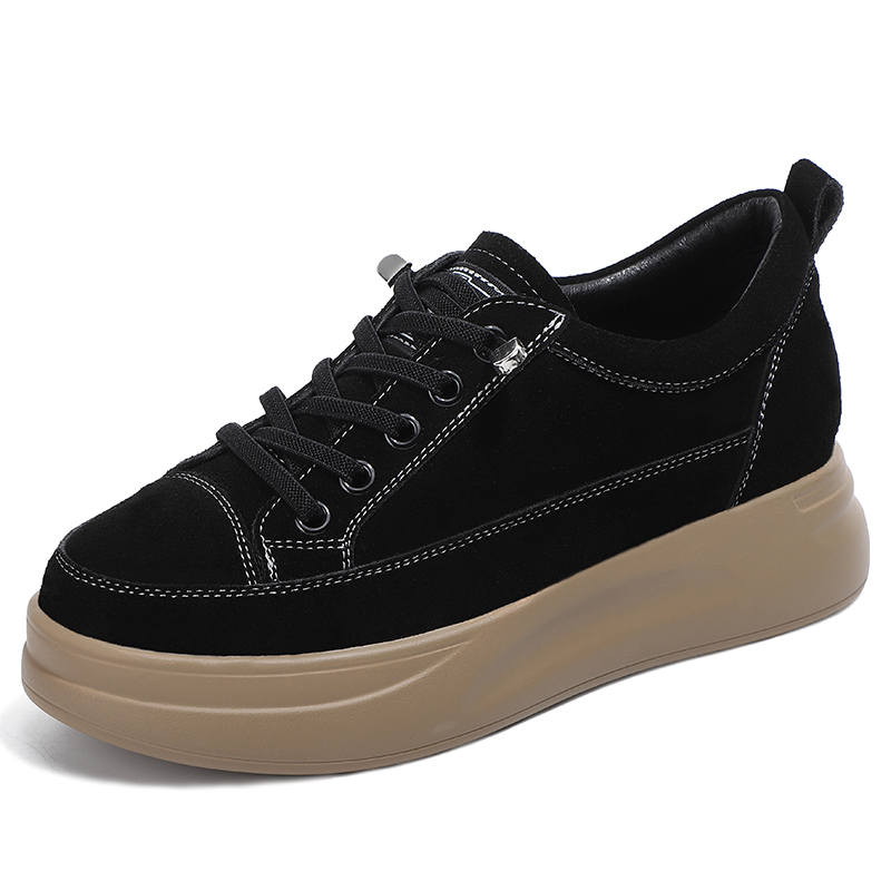 GONGNIUMEILI Pu Slip Resistant Abrasion Resistant Slip Resistant Abrasion Resistant Low top Skateboard Shoes Women's