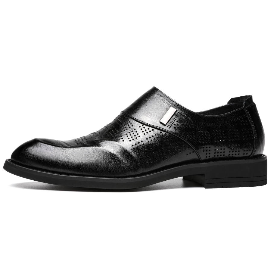 FAPAI Dress Shoes Men's Low Top Black