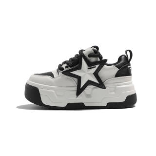MIS. DANNY Cow Split Leather Height Increasing Height Increasing Low top Skateboard Shoes 6cm Women's