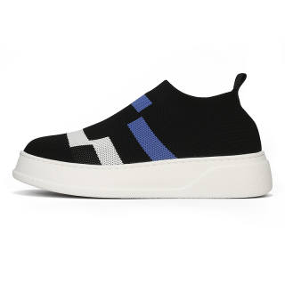 TIEKE Mesh Breathable Low top Casual Shoes Men's Black