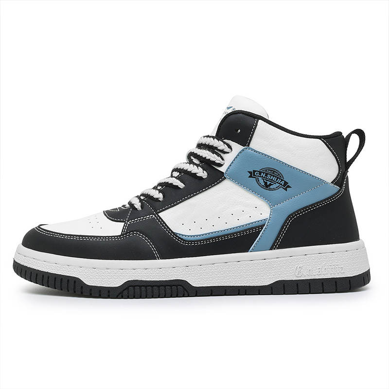 G.N.SHIJIA Synthetic Leather Coverage Abrasion Resistant Coverage Abrasion Resistant High top Skateboard Shoes Men's