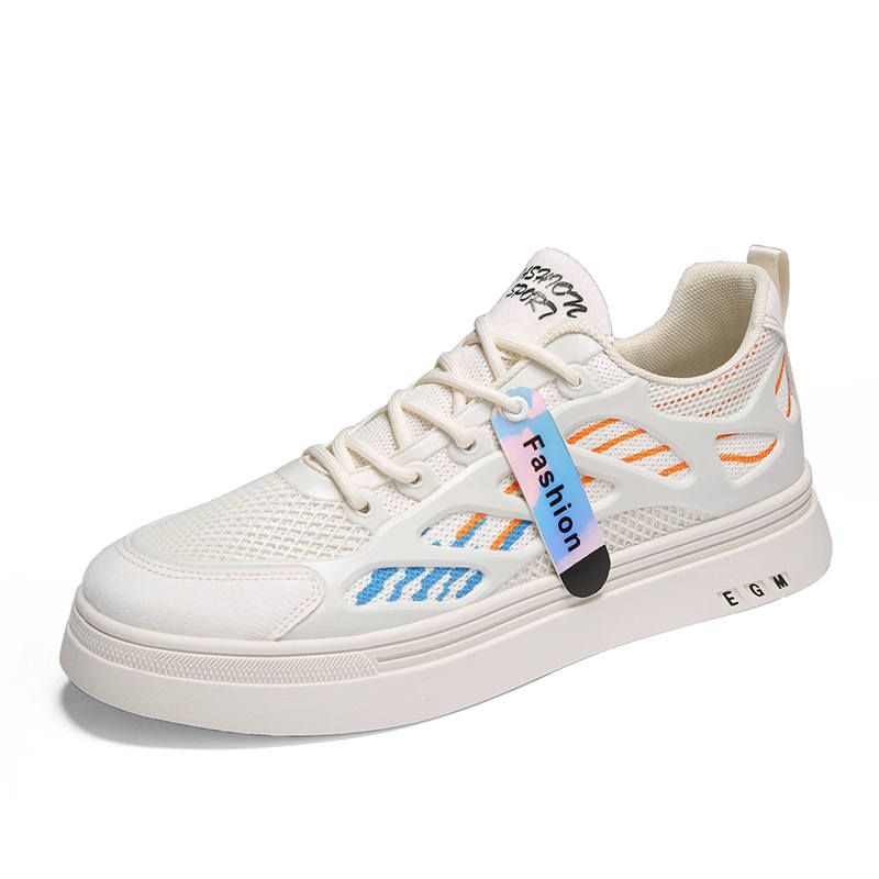 SHOUBA Leather Low top Skateboard Shoes Men's