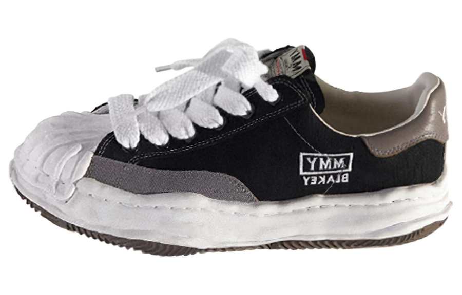 MIHARA YASUHIRO EXI.T x MIHARA YASUHIRO Blakey Skateboard Shoes Men's Black White