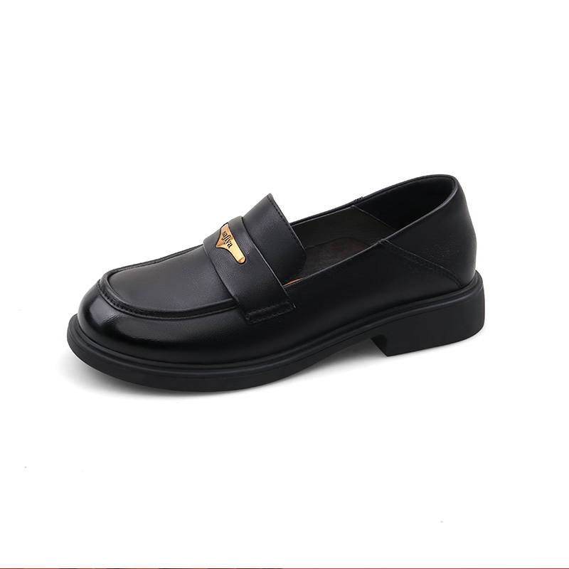 Safiya Sheepskin Loafers Unisex Black