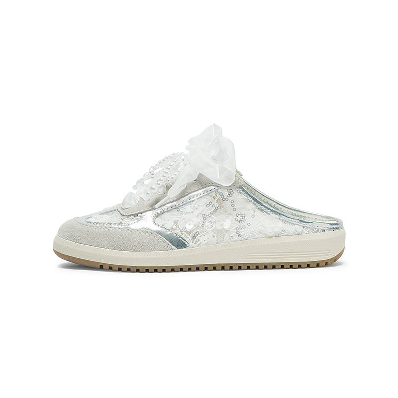 Coup De Foudre Rubber Sole Abrasion Resistant Abrasion Resistant Closed Toe Slippers Women's