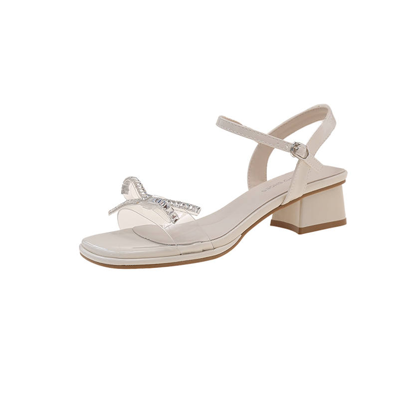 Alxnan Chunky Heel High Heels Women's Box