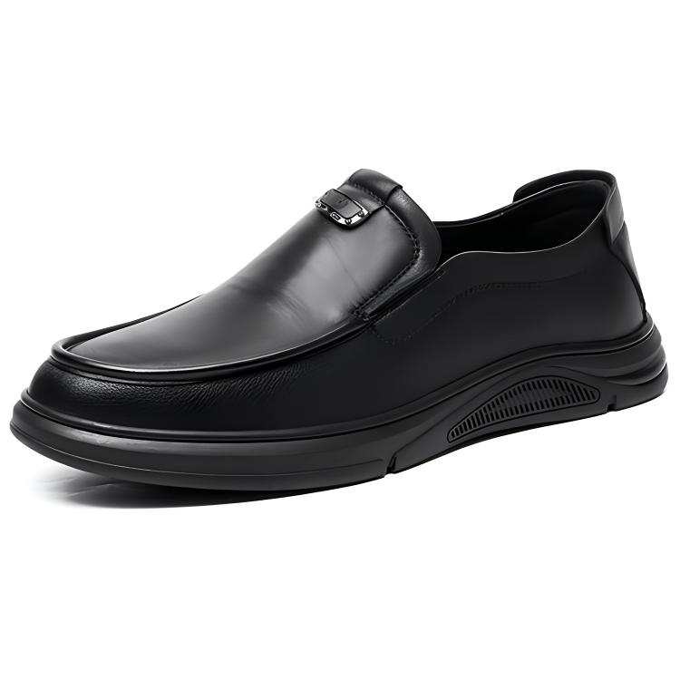 AOKANG Casual Leather Shoes Men's Black