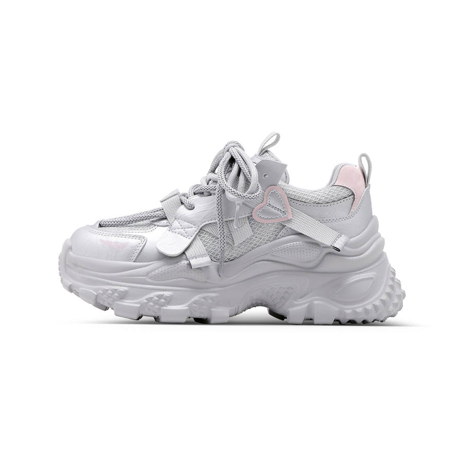 C°BANNER Textile, Synthetic Leather Support Low top Chunky Sneakers Women's