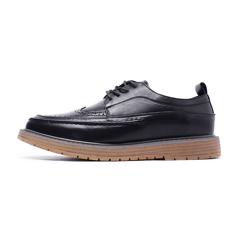 V ZERO FIVE V ZERO FIVE Microfiber Leather Casual Shoes Men's Black
