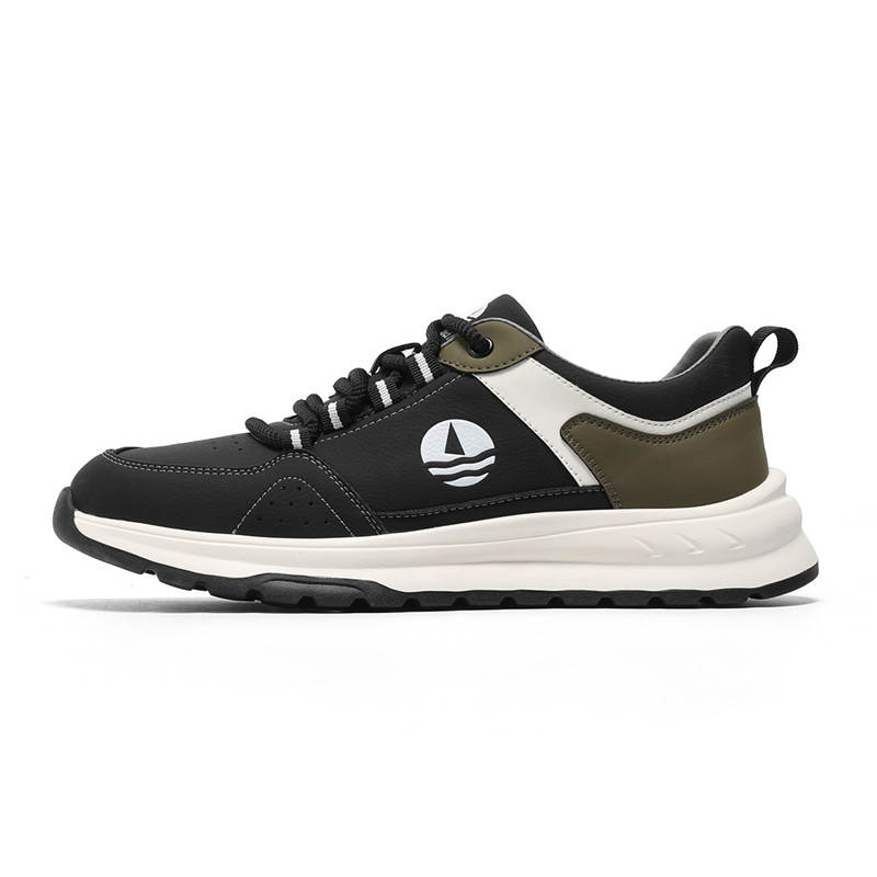 NAVIGARE Small Sailboat Low top Casual Shoes Men's Black