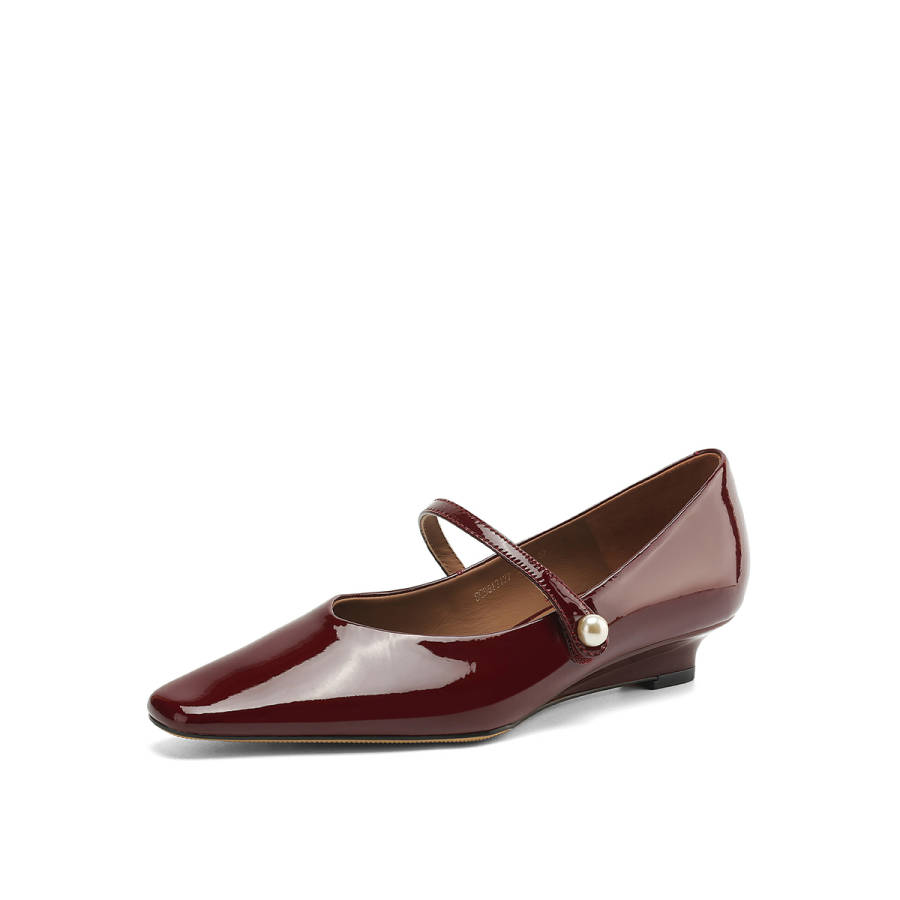 Rosa Bianca Top Grain Cow Leather Mary Jane Shoes Women's