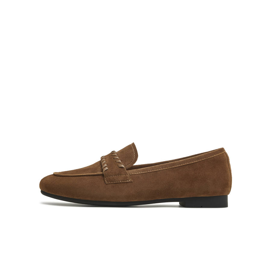 Teenmix Toffee Sheepskin Loafers Women's