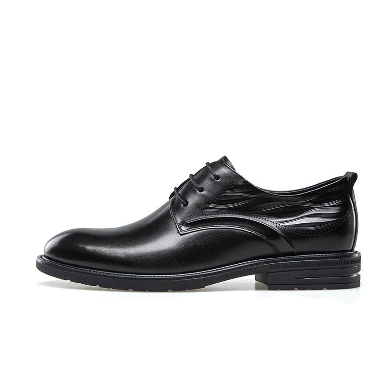 KANGNAI Dress Shoes Men's Low Top Black/Brown