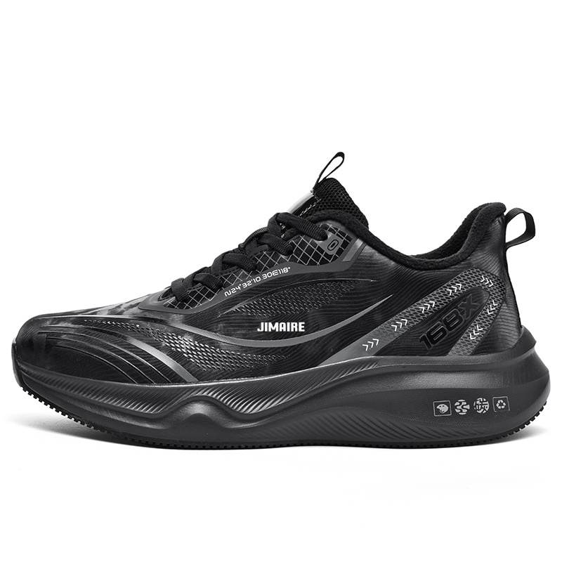 JINMAIWANG Microfiber Leather Cushioning Slip Resistant Cushioning Slip Resistant Low top Casual Shoes Men's