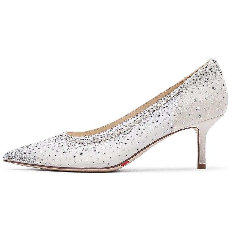 Staccato Starry Fairy Shoes Fabric Slim Heel Wedding Shoes High Heels 6CM Women's