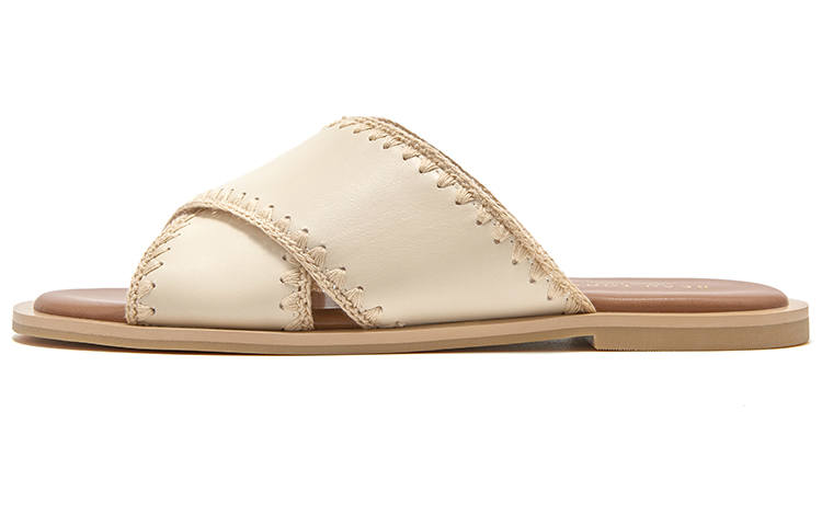 Beau Today Cow Leather Beach Sandals Women's