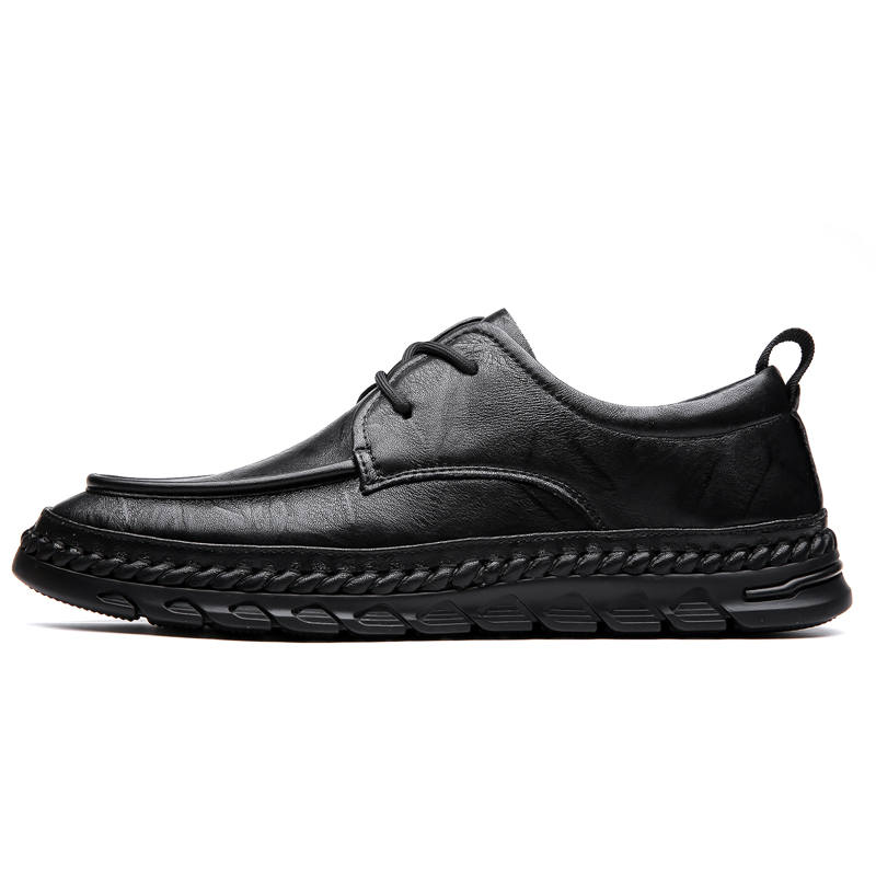 POPULAR ROUSE PR Top Grain Cow Leather Casual Shoes Men's