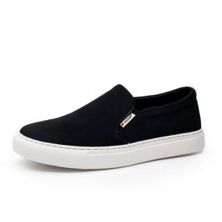 SHOUBA Low top Canvas Shoes Men's Black