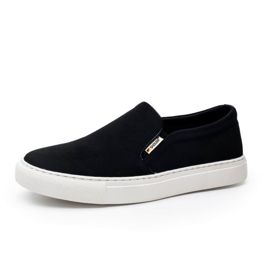 SHOUBA Low top Canvas Shoes Men's Black