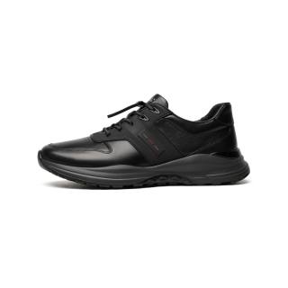 LAILE Men's Casual Shoes Men's Low Top Black