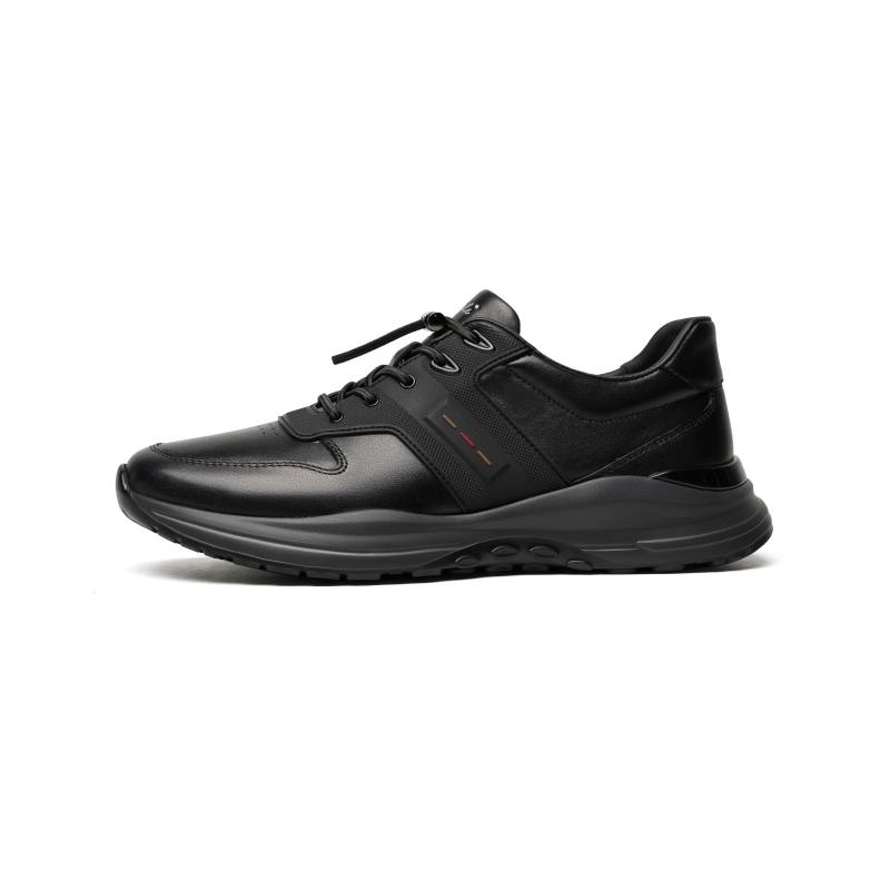 LAILE Men's Casual Shoes Men's Low Top Black
