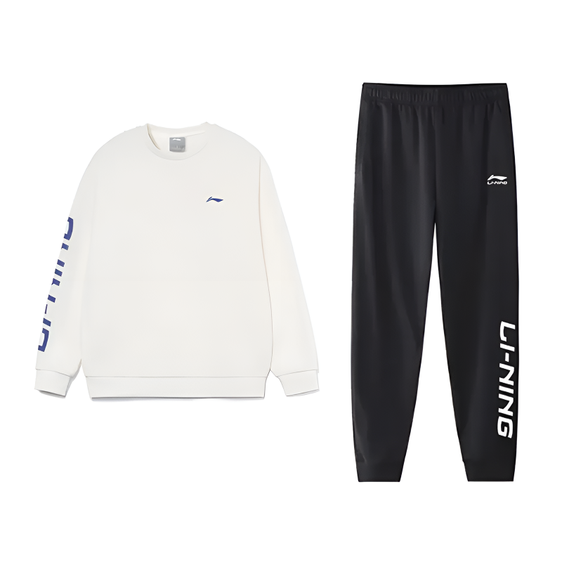 Li-Ning Li Ning Casual Sportswear Unisex Standard White+Black