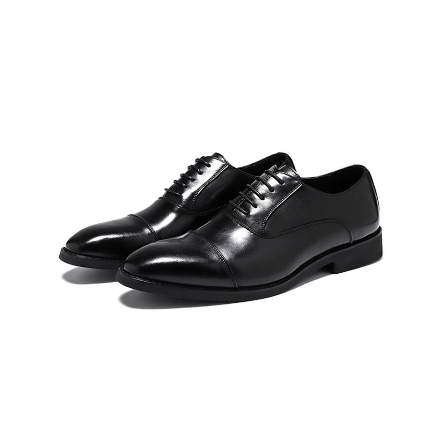 Lanza Dress Shoes Men's Low Top Black