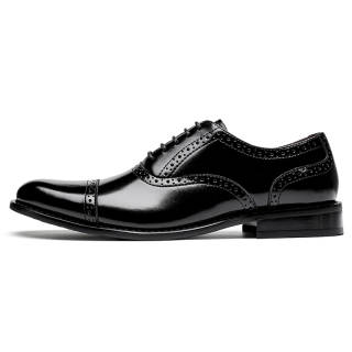 XIBUGONGYANG Dress Shoes Men's Low Top Black/Brown