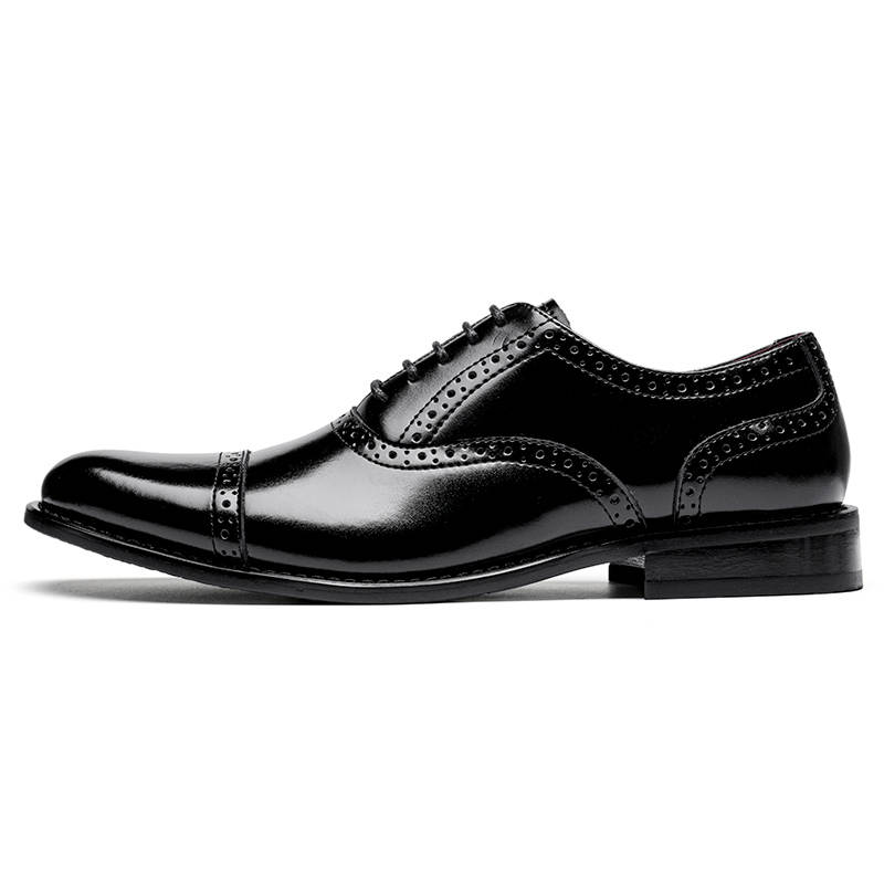 XIBUGONGYANG Dress Shoes Men's Low Top Black/Brown