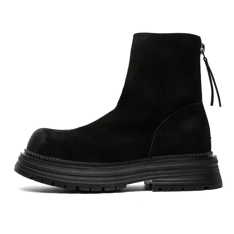 CHILANG CHILANG Microfiber Leather Ankle Boots Unisex