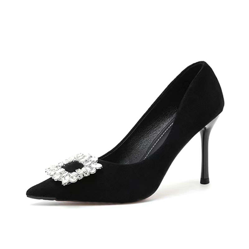 LUNNIFEIYA Slim Heel High Heels Women's