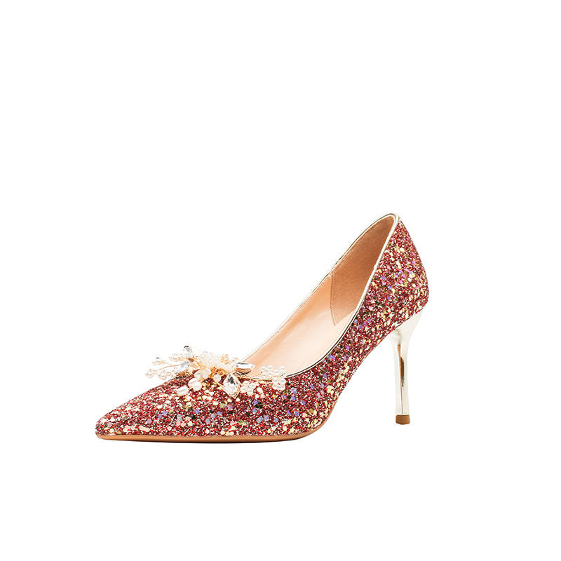 Zubumei High Heels Women's Red