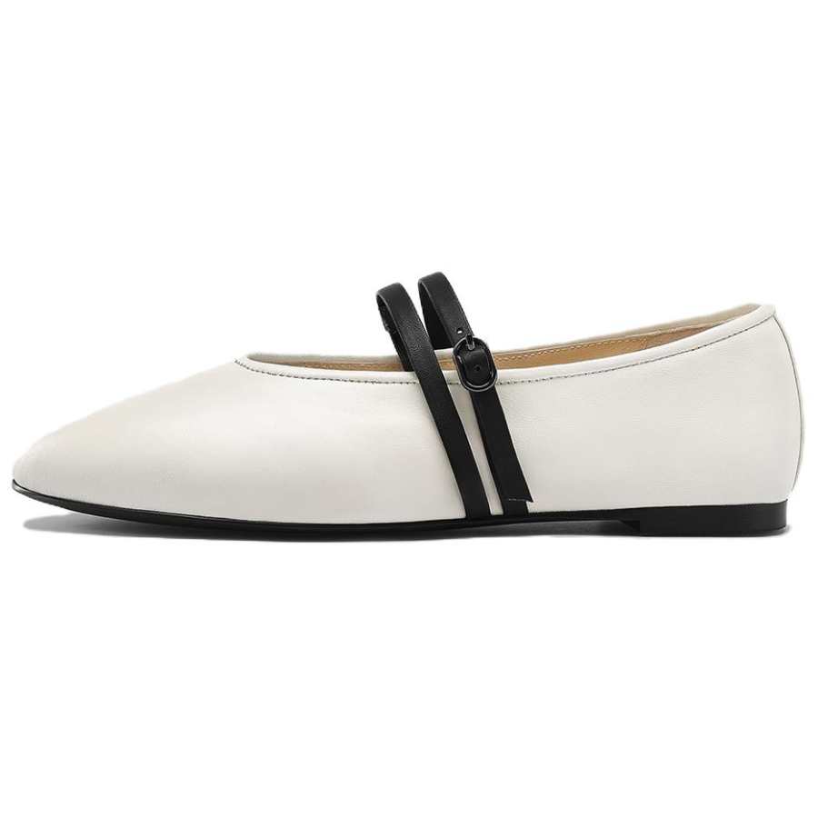 7or9 Elastic Bag Collection Sheepskin Mary Jane Shoes Women's