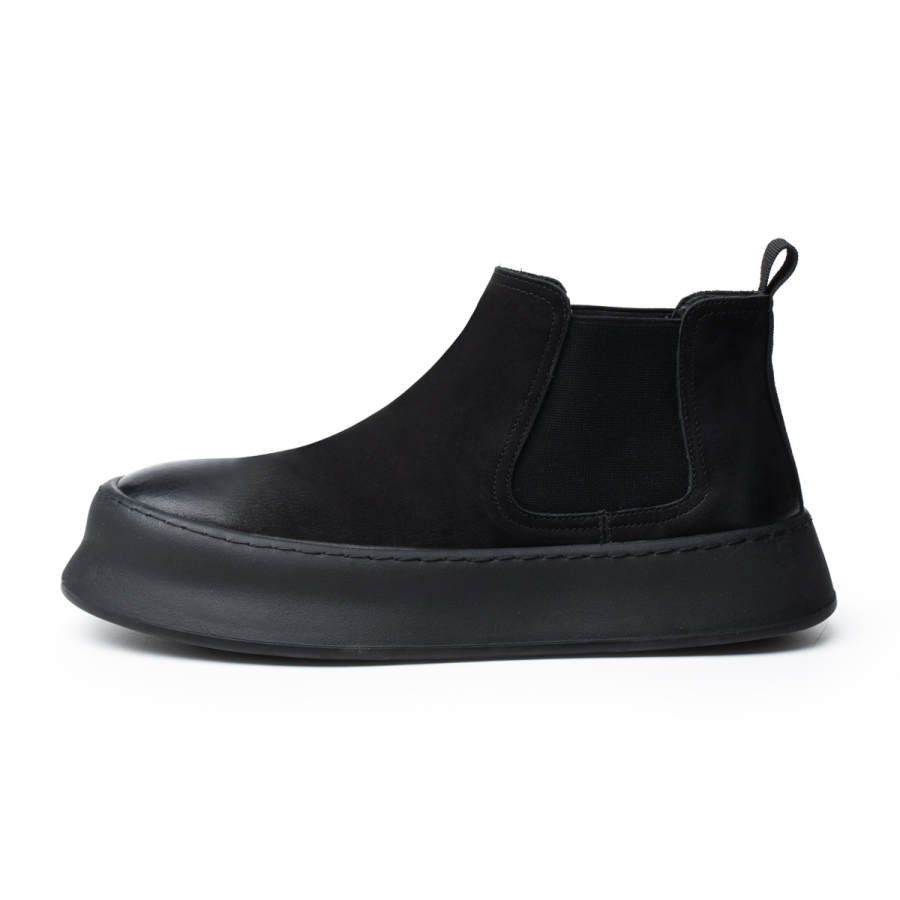 FED FED Cow Leather Short Chelsea Boots Men's