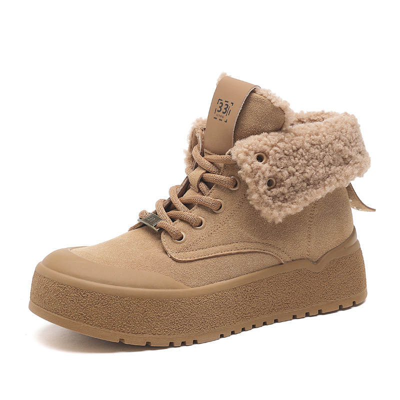 Devanro Devanro Ankle Boots Women's Apricot