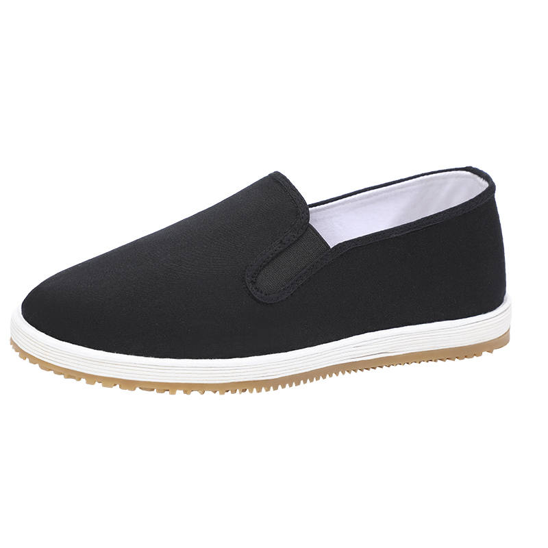 TAIHEYUAN Old Beijing Canvas Shoes Slip on Casual Shoes Men's Black