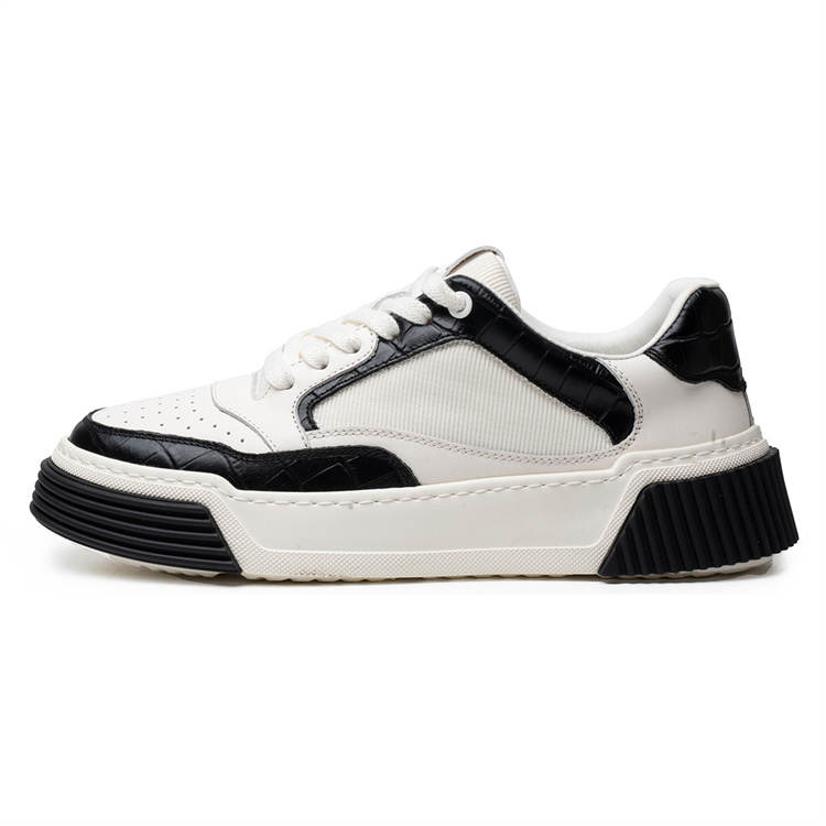 FED Top Grain Cow Leather Low top Skateboard Shoes Men's