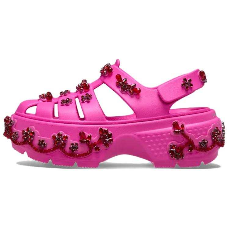 Crocs x SIMONE ROCHA Snow House Roman Sandals Unisex Pink