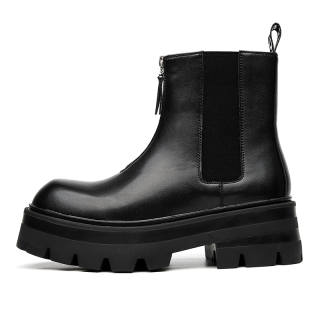 SHUPATE Short Chelsea Boots Men's Black