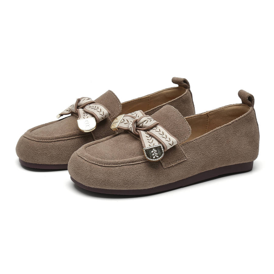 SHOUBA Loafers Women's Black/Camel/Gray