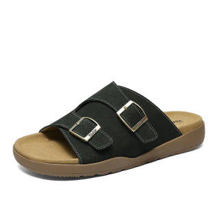 TEMPUR Rubber Abrasion Resistant Slide Slippers Unisex Jasper