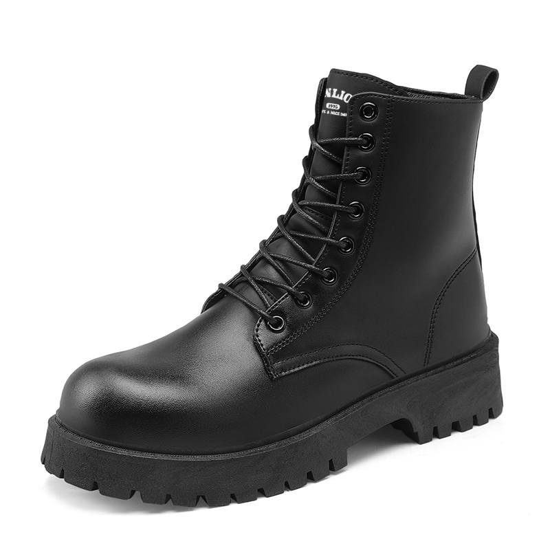 Tonlion Tonlion Combat Boots Unisex Black