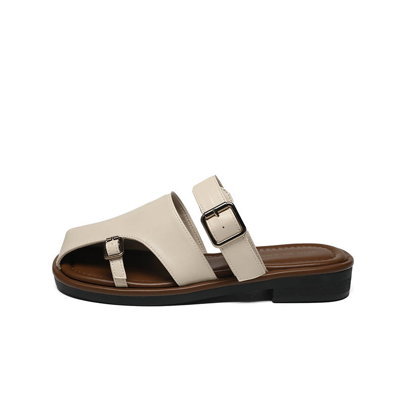 ZHR Rubber Sole Closed Toe Slippers Women's