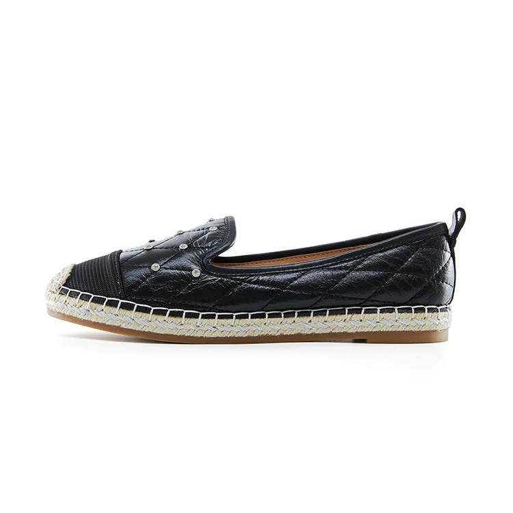 Marie Claire Sheepskin Casual Shoes Women's Midnight Paris Black