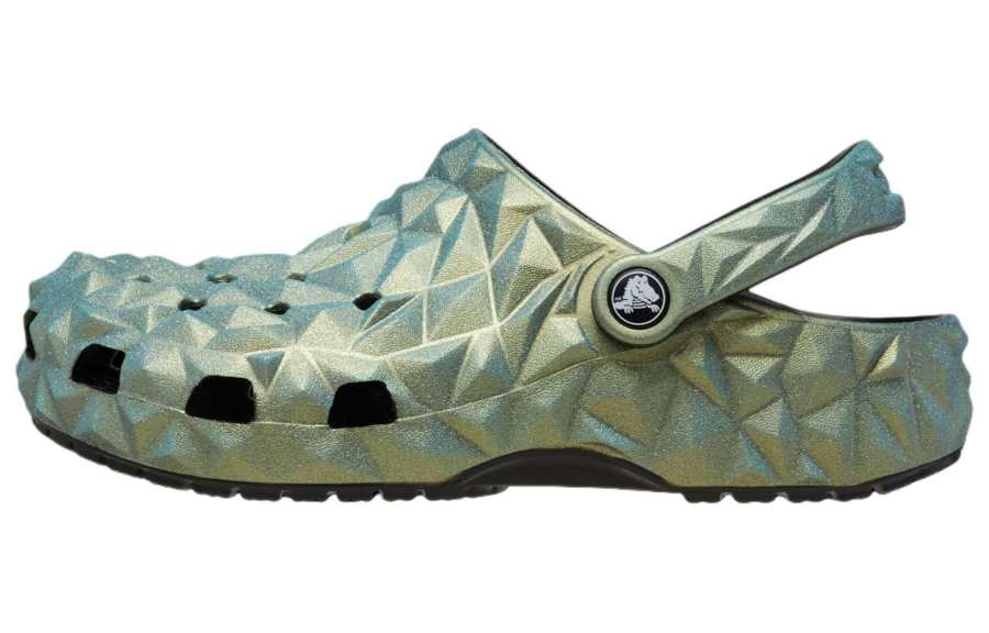 Crocs Crocs Classic Iridescent Geometric Clog 'Green'