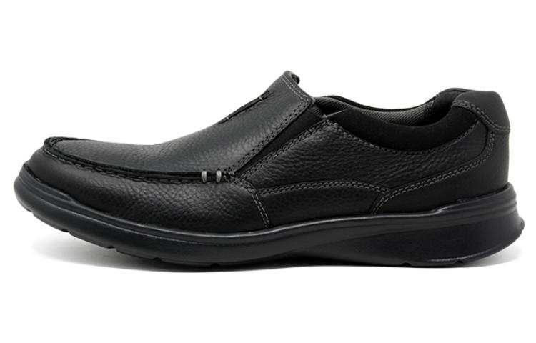 Clarks Casual Leather Shoes Men's Low Top Black