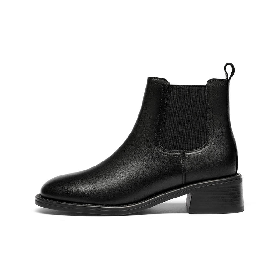 GOLDLION Short Chelsea Boots 4.5cm Women's Black