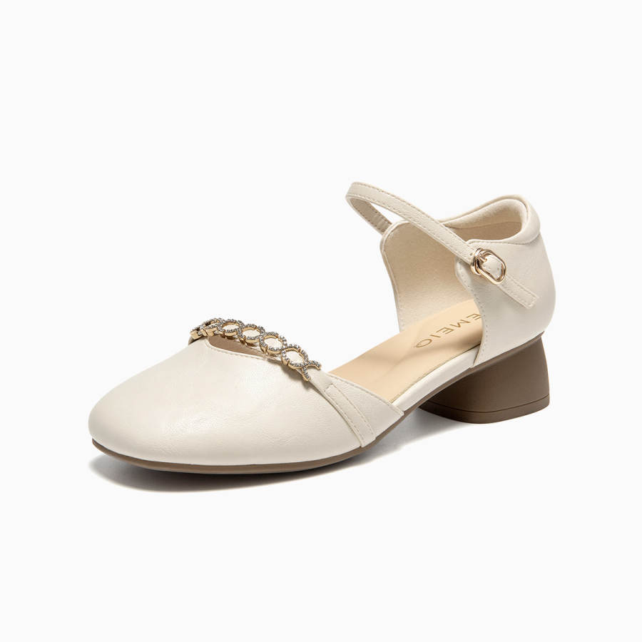 GEMEIQ GEMEIQ High Heels Women's Ecru/Apricot
