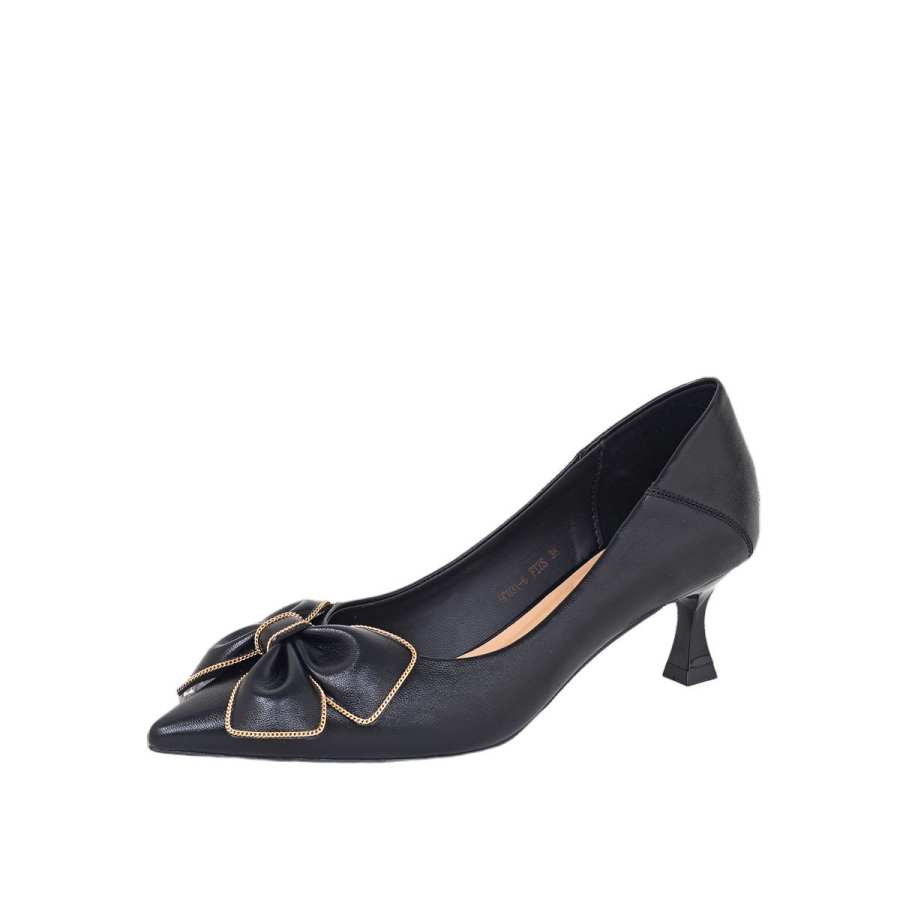 GUDIANFENGDU Pu Slim Heel High Heels 5.5cm Women's