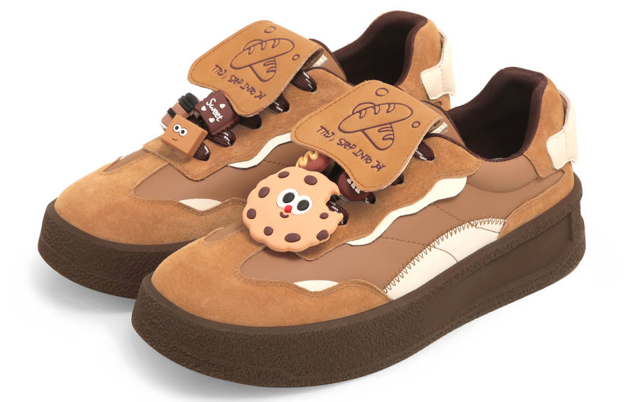 TTKJ Trendy Flap Cute Baguette German Army Trainers Slip Resistant Lightweight Height Increasing